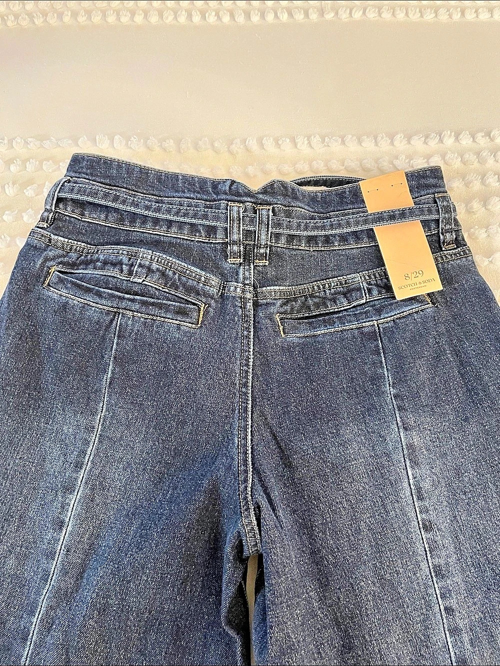 Scotch & Soda Free Spirit Straight Leg Jeans in Blue Waist 29 NWT - Picture 7 of 10